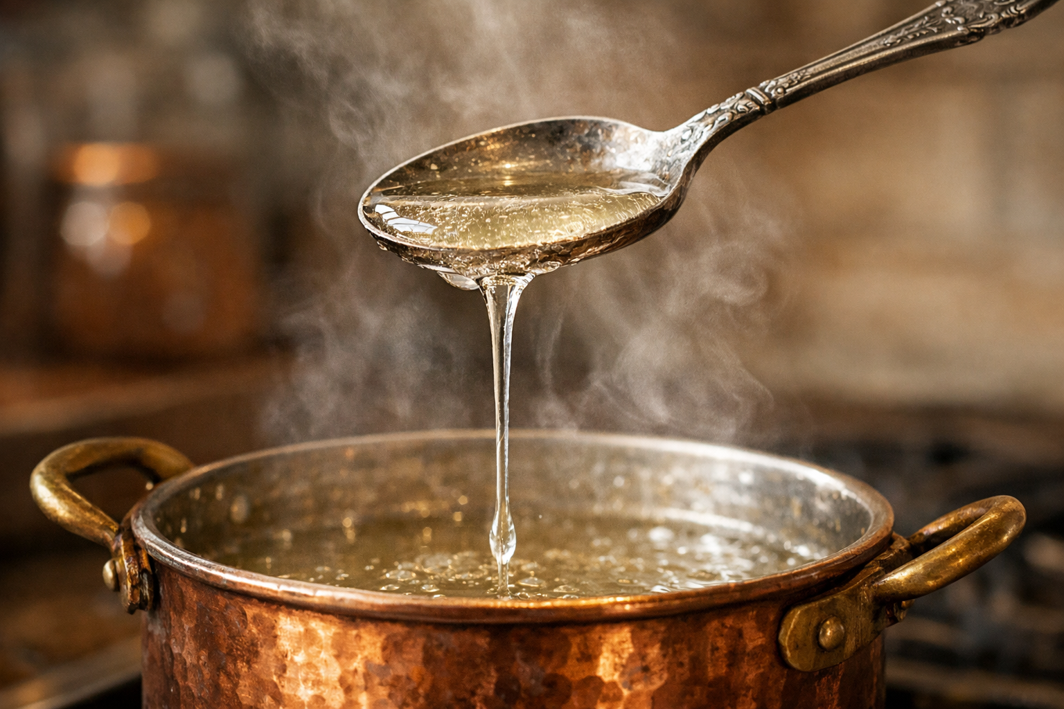 Şerbet kıvam testi ve kaşık kontrolü